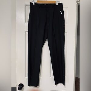 NWT KENNETH COLE NEW YORK Men's Black Dress Pants 31W 30L